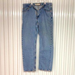 Levi's 505 Regular Fit Red Tag Light Blue Denim Jeans 33W x 30L